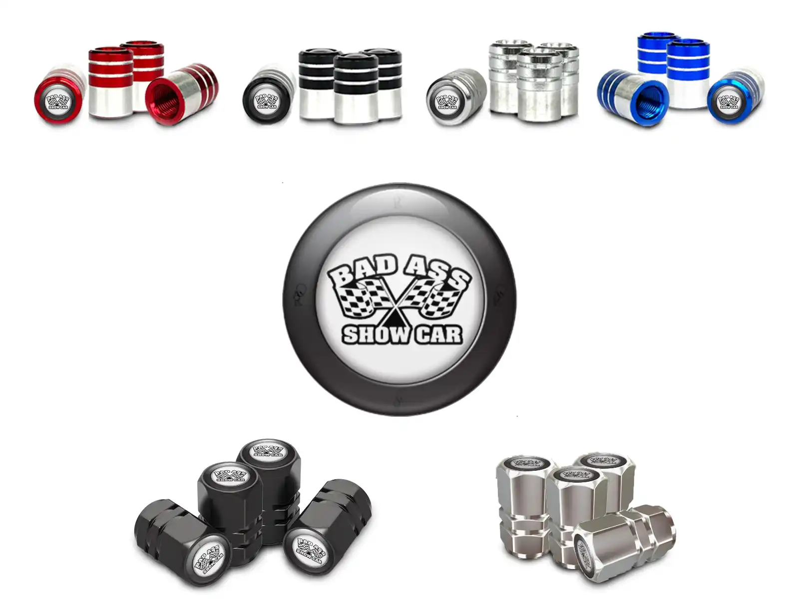Valve Caps for Cars Custom Design